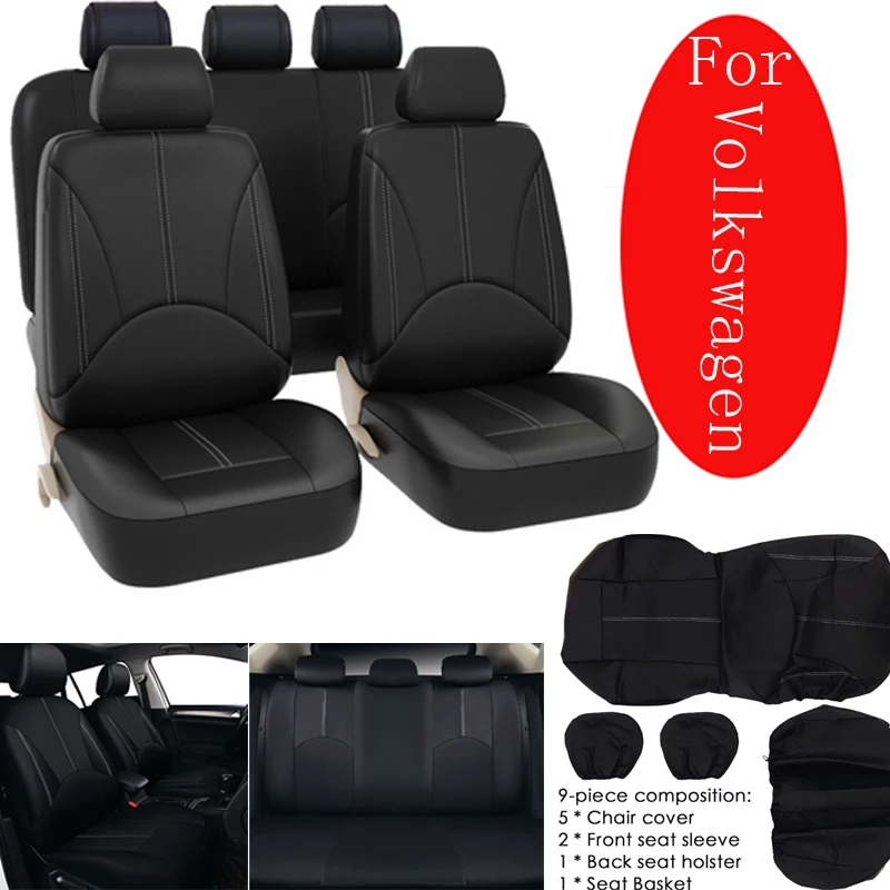 

Leather Car Seat Covers Full Set For Volkswagen