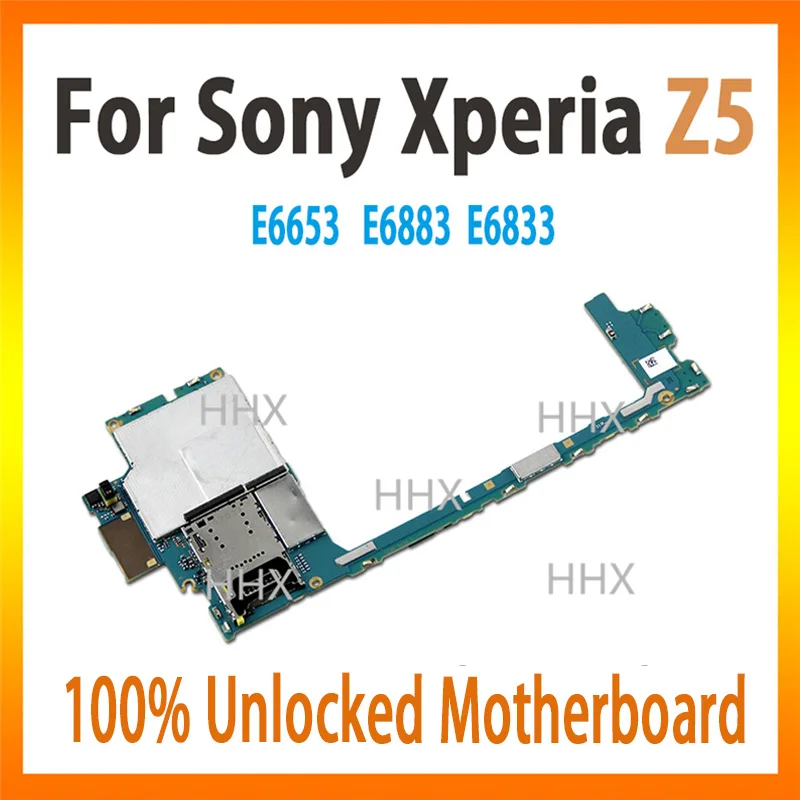 

Well-tested Original logic board unlock for Sony Xperia Z5 E6653 E6883 E6833 motherboard with chips mainboard