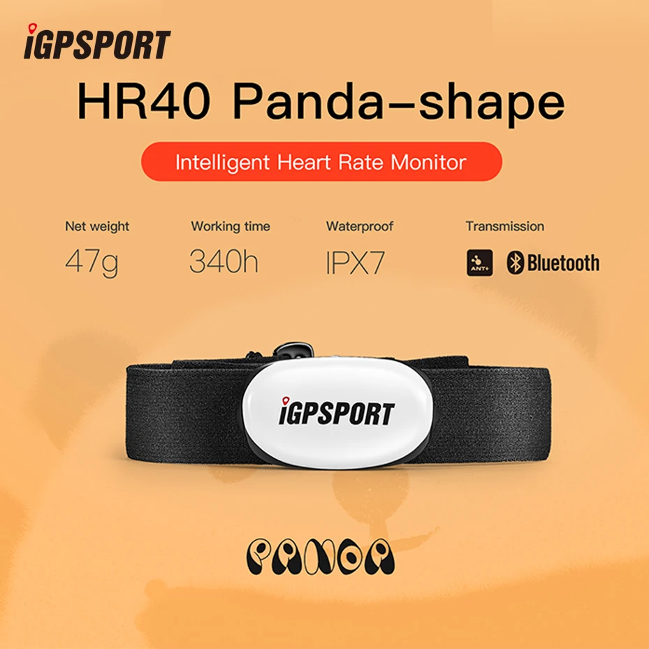 Умный пульсометр iGPSPORT HR40 Panda Shapa профессиональный для груди поддержка