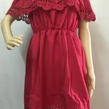 YGYEEG 2020 nuevas mujeres de verano Sexy playa vestido suelto casual Slash cuello elegante Vintage dulce encaje blanco negro Mini Vestidos