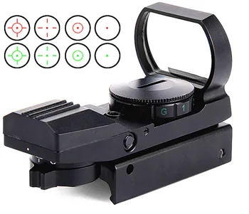

Airsoft Hunting Riflescope Top 11mm / 20mm Rail Optics Scope Holographic Red Dot Sight Reflex 4 Reticle Tactical Gun Accessories