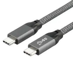 USB3.1 GEN2 20 Гбит/с, при доставке службой E-mark кабель для передачи данных 100 W Тип питания-C PD Быстрый зарядный Дата кабель передачи данных для
