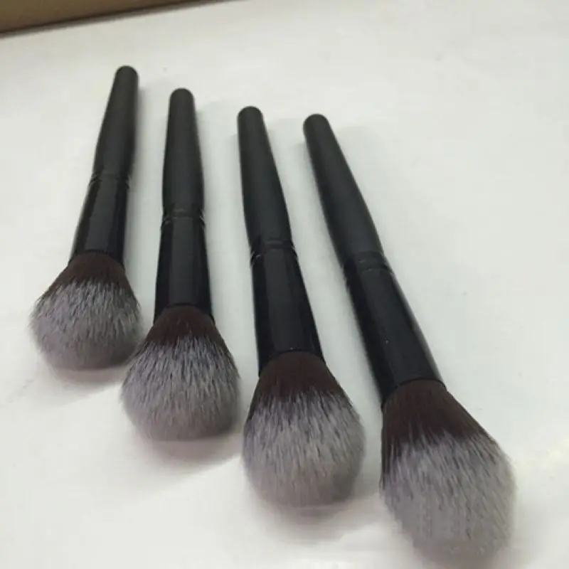 

Mayitr 1pc Wooden Handle Pro Blush Brush Black Powder Foundation Brush Makeup Brushes for Comestic Tool