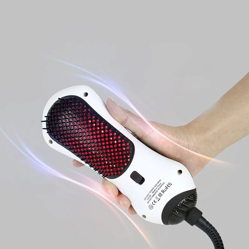 New Design Detangling Hair Dryer Brush Infrared Hair Dryer Detangle & Dry Heating Hair Blower Comb Styling Tools for Travel New Design Detangling Hair Dryer Brush Infrared Hair Dryer Detangle & Dry Heating Hair Blower Comb Styling Tools for Travel