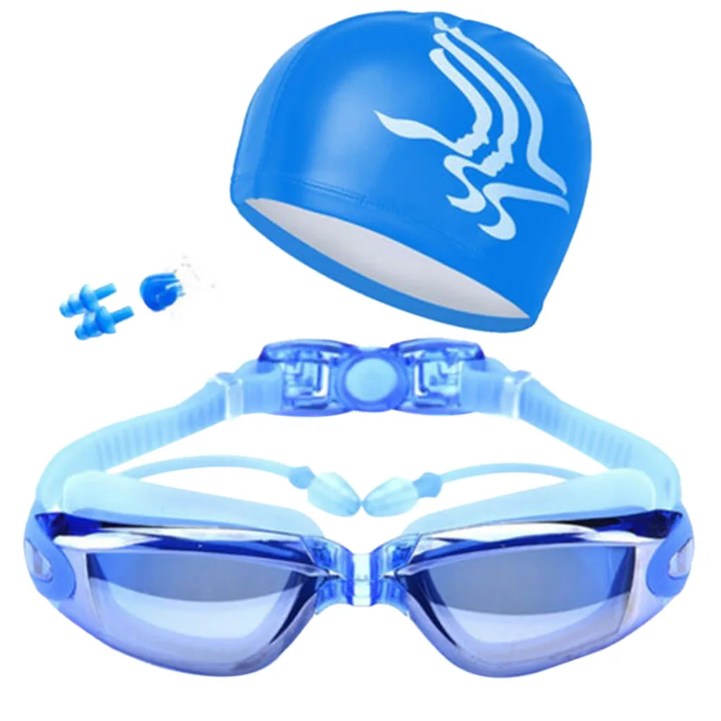 CARPRIE HD водонепроницаемые и противотуманные плавательные очки силиконовая крышка четыре части плавательные регулируемые плавательные очки для женщин и мужчин