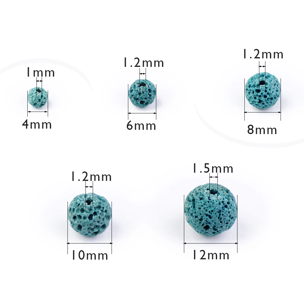 BTFBES Lake Blue Lava Beads вулканические камни высокое качество натуральный камень 4 6 8 10 12