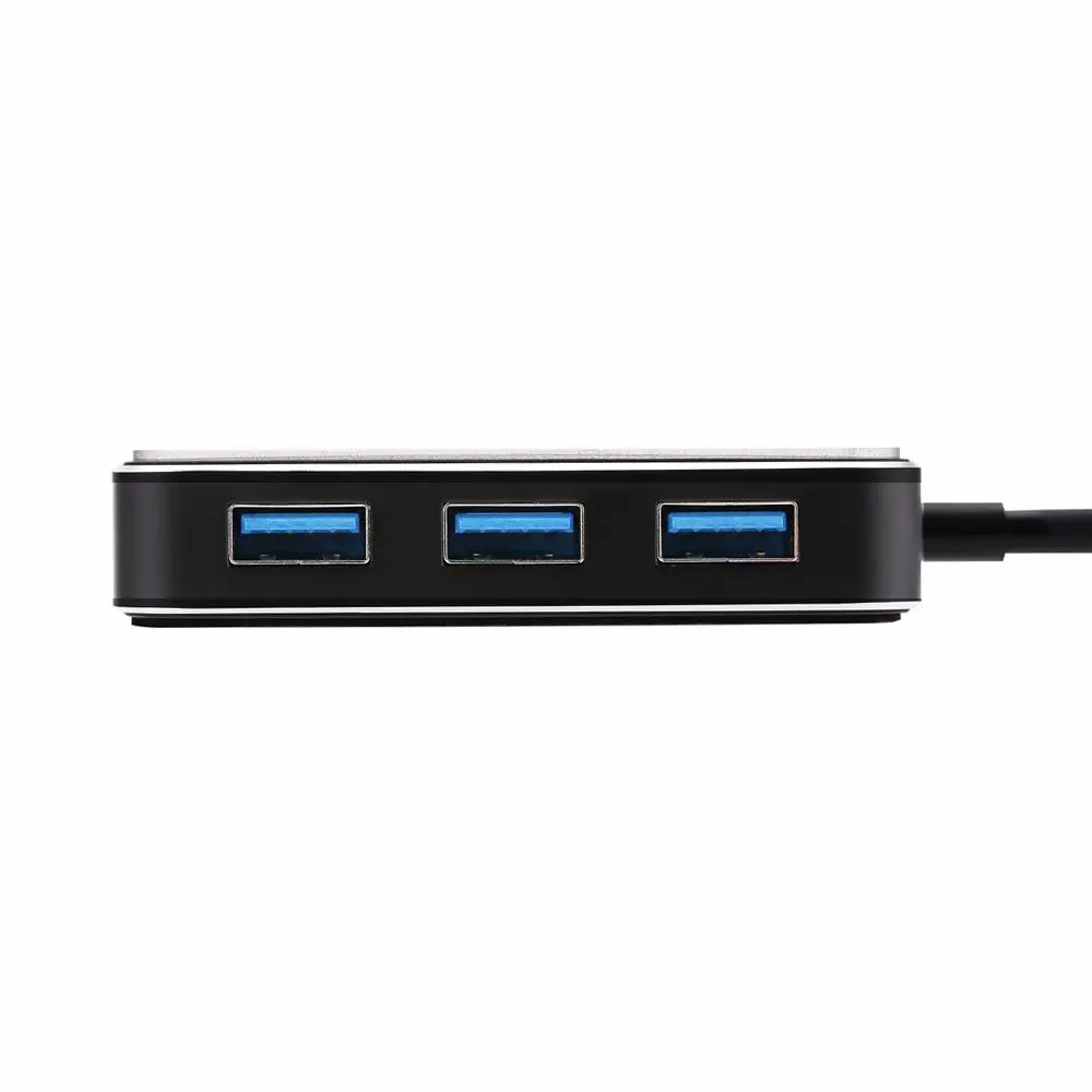 Акриловый стеклянный док-станция для ноутбука type-C 7 в 1 HDMI VGA PD USB 3,0 SD, TF, USB C для чтения карт type C PD адаптер для MacBook