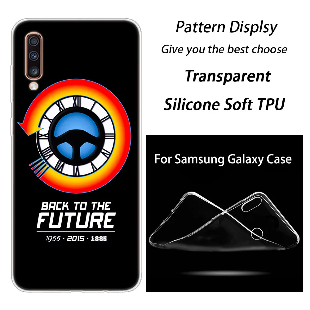 Back to the Future мягкий чехол для samsung Galaxy A90 A80 A70 A60 A50 A40 A30 A10 A20E A2CORE A9 A7 A8 A6 плюс A5 крышка - Цвет: 005