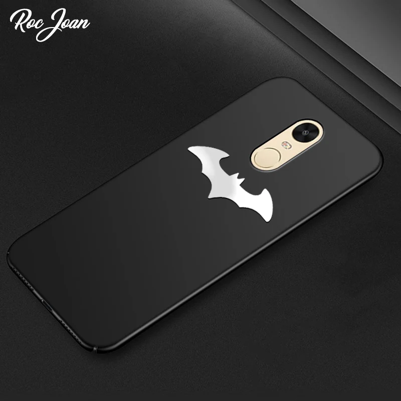 Жесткий ПК чехол Roc Joan Batman для Xiaomi Redmi Note 8 Pro 7 7A K20 4X 4 5 Plus 6 6A 5A S2 Go Матовый