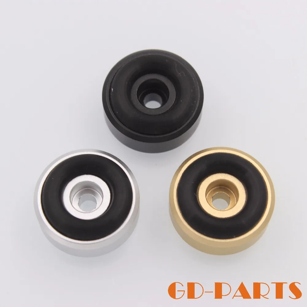 

GD-PARTS 4PCS 20x8mm Metal Aluminum Isolation Feet Pad Mat base for Audio Amplifier Speaker Turntable DAC CD Player Radio