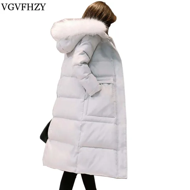 white padded parka