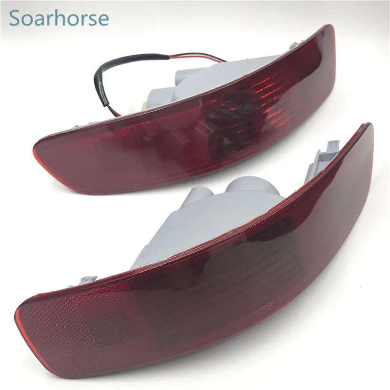 Soarhorse Car Rear Bumper Tail Fog Light brake Reflector Lamp For