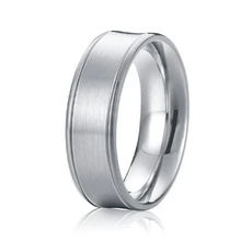 Новое поступление полный размер США ручной работы чистый противоаллергическим titanium уникальные ювелирные изделия мужские кольца