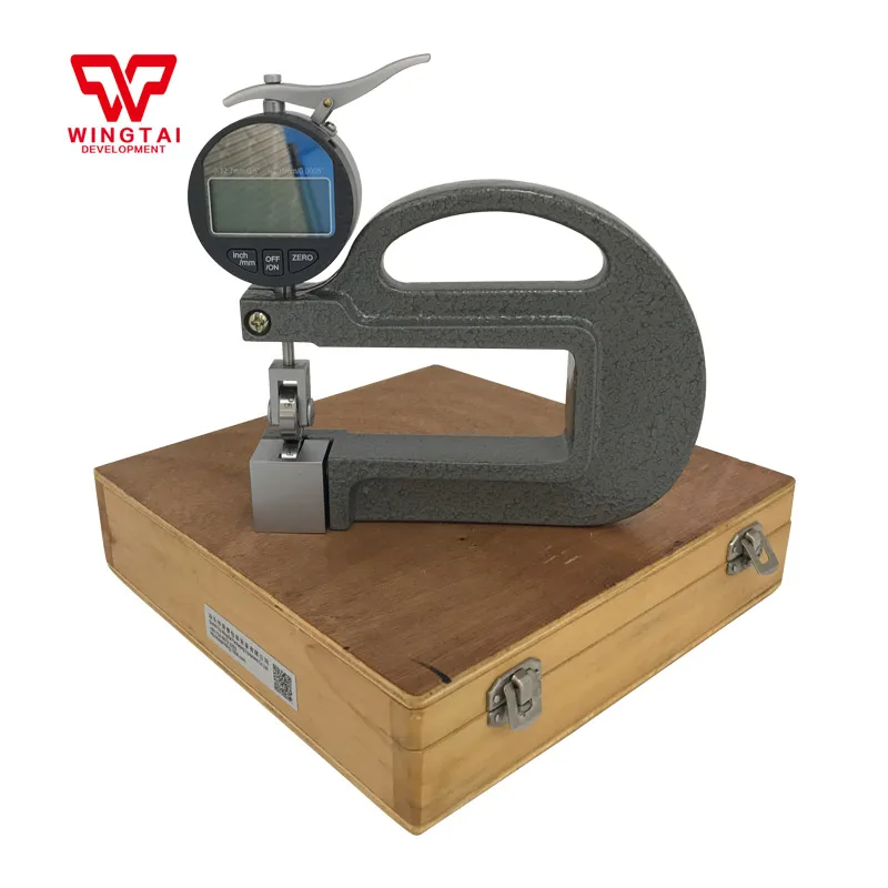 

0-10x100mm Digital Thickness Gauge For Rubber,Paper,Plastic Film With Roller