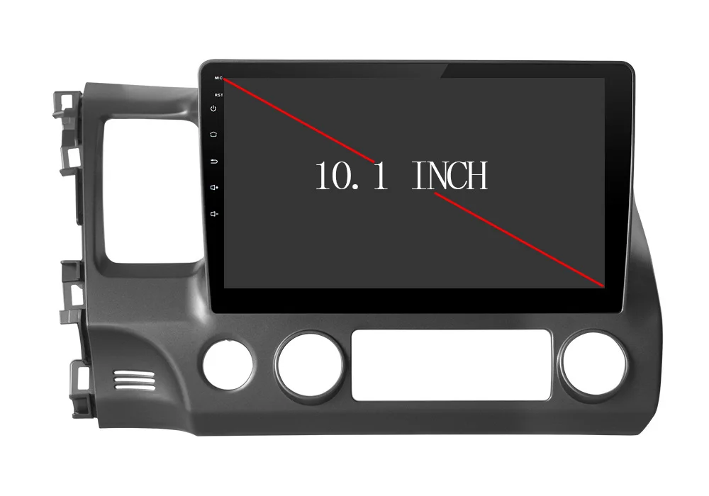 Discount JIUYIN Android Car DVD GPS Player For Honda Civic 2006 2007 2008 2009 With Radio  Navigation Quad Core Multimedia Player 1