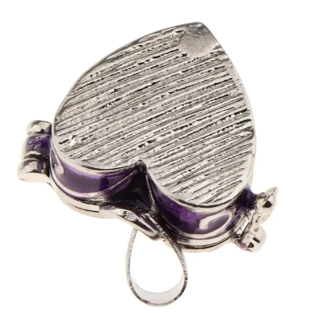2pcs Enamel Love Heart Urn Cremation Keepsake Pendant Memorial Jewelry Casket Ash Holder Jewelry