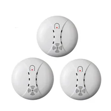 FUERS 3 шт противопожарный детектор дыма 433 МГц беспроводной датчик детектор для GSM wifi домашняя система охранной сигнализации