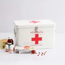 Family First Aid Бытовая коробка для хранения Survival Emergency Kit Organizer Съемный лоток с боков