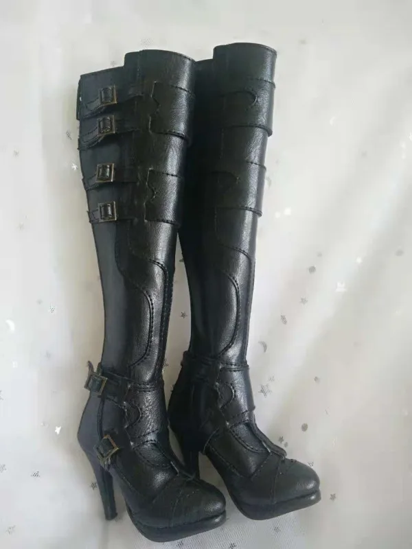 high heel boot for bjd doll sd10 black