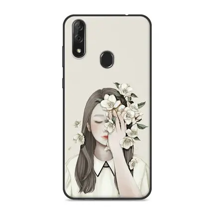 A6 Чехол для zte blade V10 V1000, чехол для zte V10 V 10, защита от падения, матовый Мягкий силиконовый чехол из ТПУ для телефона V10, чехол с цветочным узором для девочек - Цвет: A6