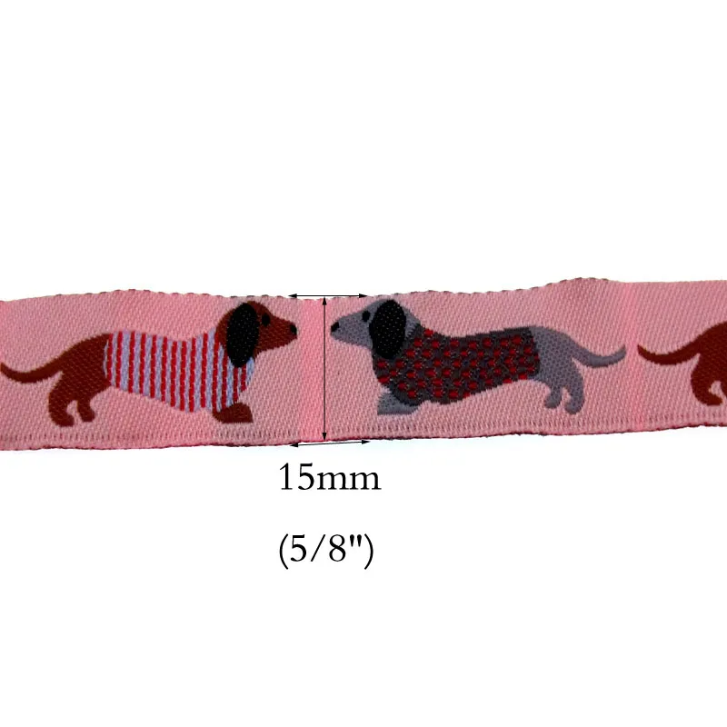 2 ярдов ткань жаккардовая тесьма 5/" животное кукла торт тканые брендовые этикетки Ремесло Швейные аксессуары 15 мм