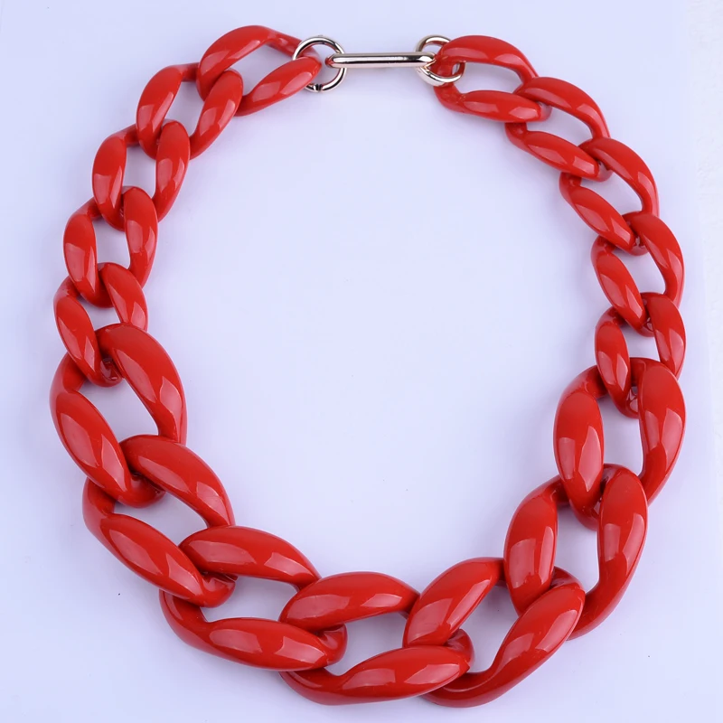 Женское Массивное колье чокер массивное ожерелье из акриловой смолы в стиле бохо