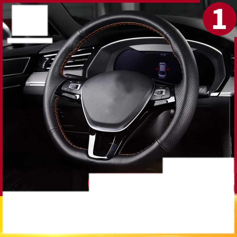 Lsrtw2017 Хомут кожаный чехол рулевого колеса автомобиля для volkswagen arteon 2018 2019 2020 |