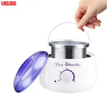 Ferramenta de Remoção de cabelo Depiladora Pés Conjunto de Mini Depilador SPA Mão Mais Quente Aquecedor De Cera de Parafina Máquina de Cera Kit de Controle de Temperatura