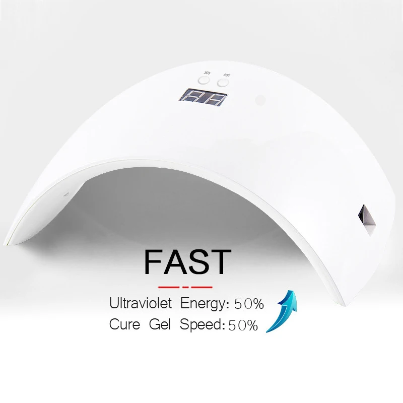 

SUN9X 36W UV LED Nail lamp 18 LEDs Nail dryer for All Gels with 30s/60s Button Perfect Thumb Drying Solution Nail lamp