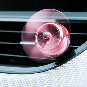 

Car Perfume Mini Fan Perfume Car Air Conditioning Fresh Air Four-color Perfume Clip Car Styling