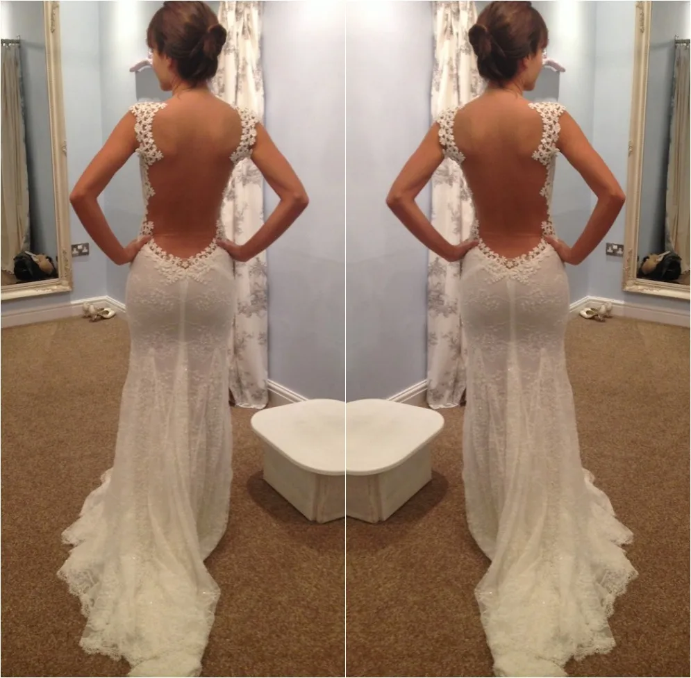 Custom Real Sample Sexy Mermaid Vintage Lace Galia Lahav Wedding