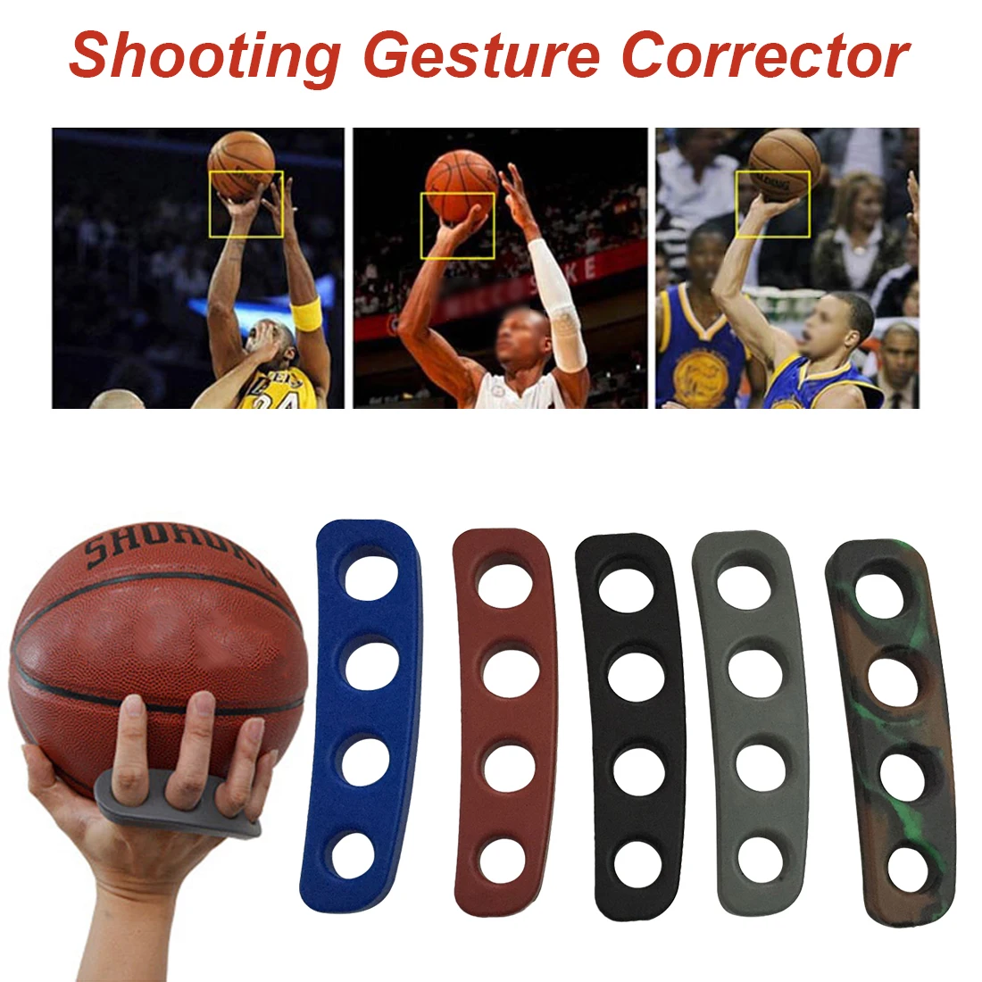 1pcs Professional Silicone Basketball Shot Lock Three Point Shooting