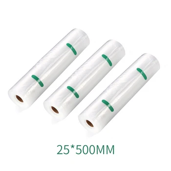 

YTK 1 Rolls 25cm*500cm Kitchen Food Vacuum Bag Storage Bags For Vacuum Sealer Food Fresh Long Keeping