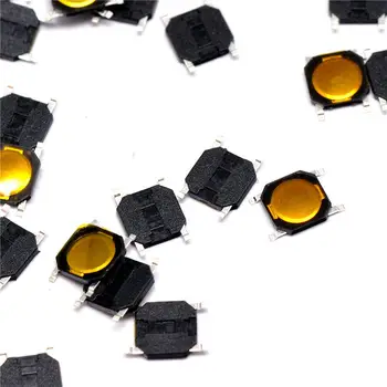 

50 Pcs 4x4x0.8mm Momentary Tact Tactile Push Button Switch SMD Assortment Life 100000 times 4Pin Touch Micro Switch Tact Switch