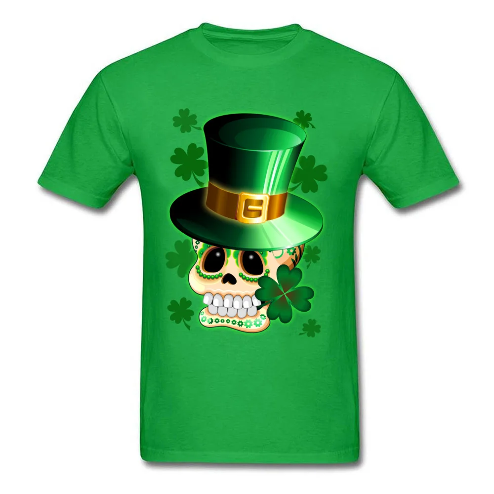 St Patrick Skull Cartoon_green