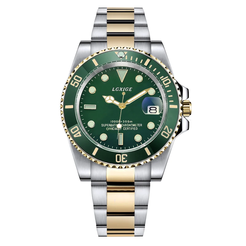 

LGXIGE Mens Watches Top Brand Luxury 2017 Luminous Watch Men China quartz Creative Watches Military All Steel Watch