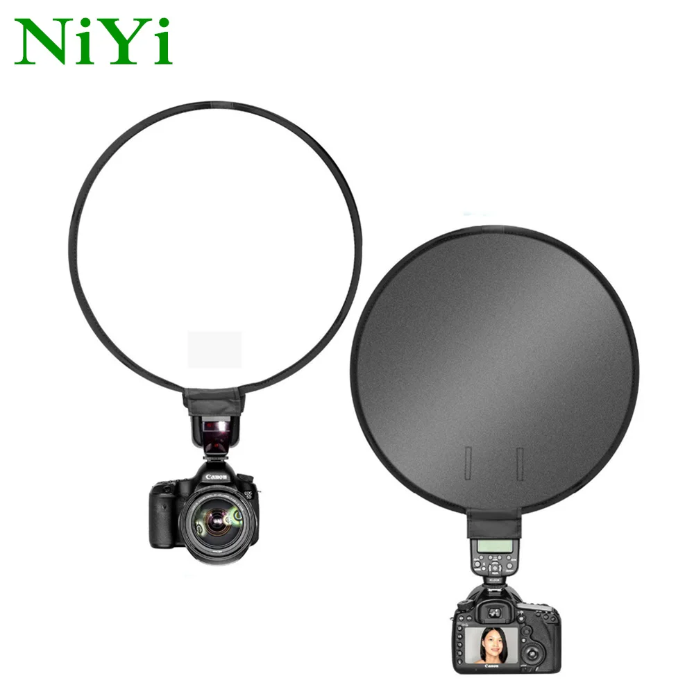 

40cm Round Universal Portable Speedlight Softbox Flash Diffuser On-top Soft Box for Camera DSLR
