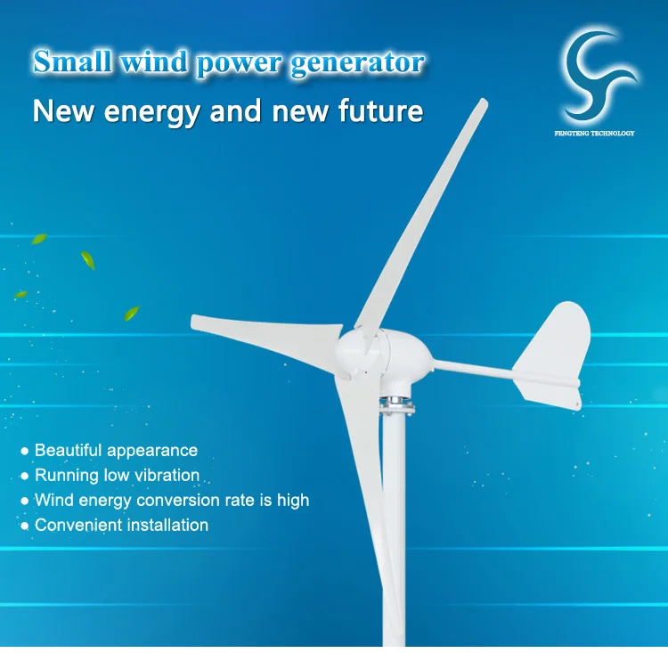 

2017 Direct Selling Real Gerador De Energia Wind Power Generator 400w 12v/24v Micro Wind Generator For Charging Battery