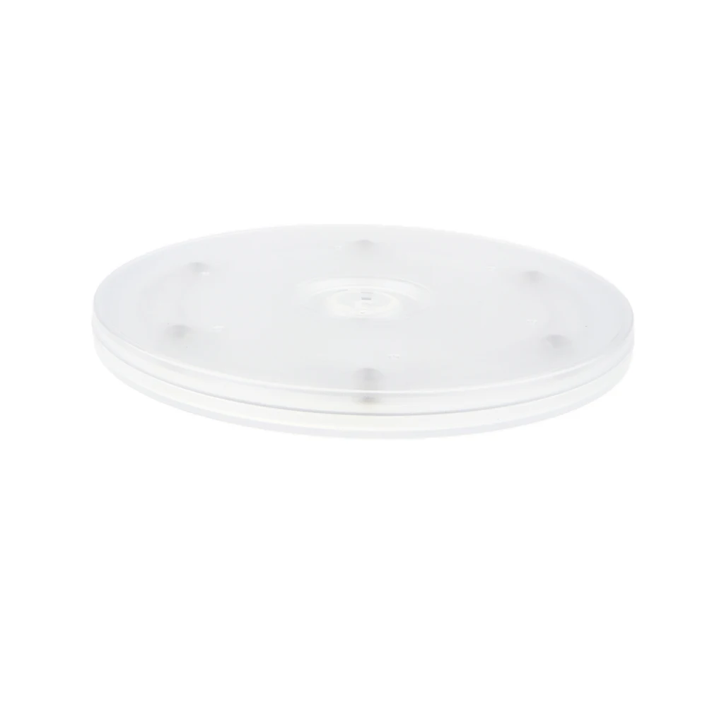 5.5'' inch Turntable Acrylic Rotating Display Stand For Watches Jewelries Doll Models- Clear