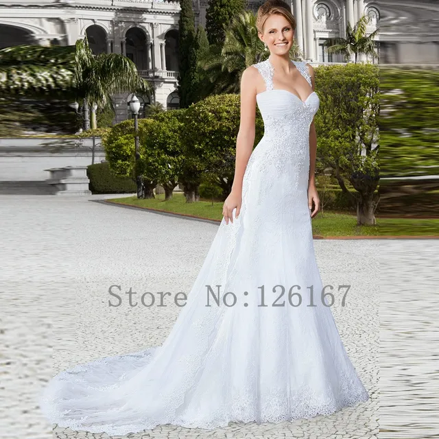 Tank A Line Lace Long White Wedding Dresses Sleeveless Liqued Tank A Line Lace Long White Wedding Dresses Sleeveless Liqued Pleated Gowns Garden Style