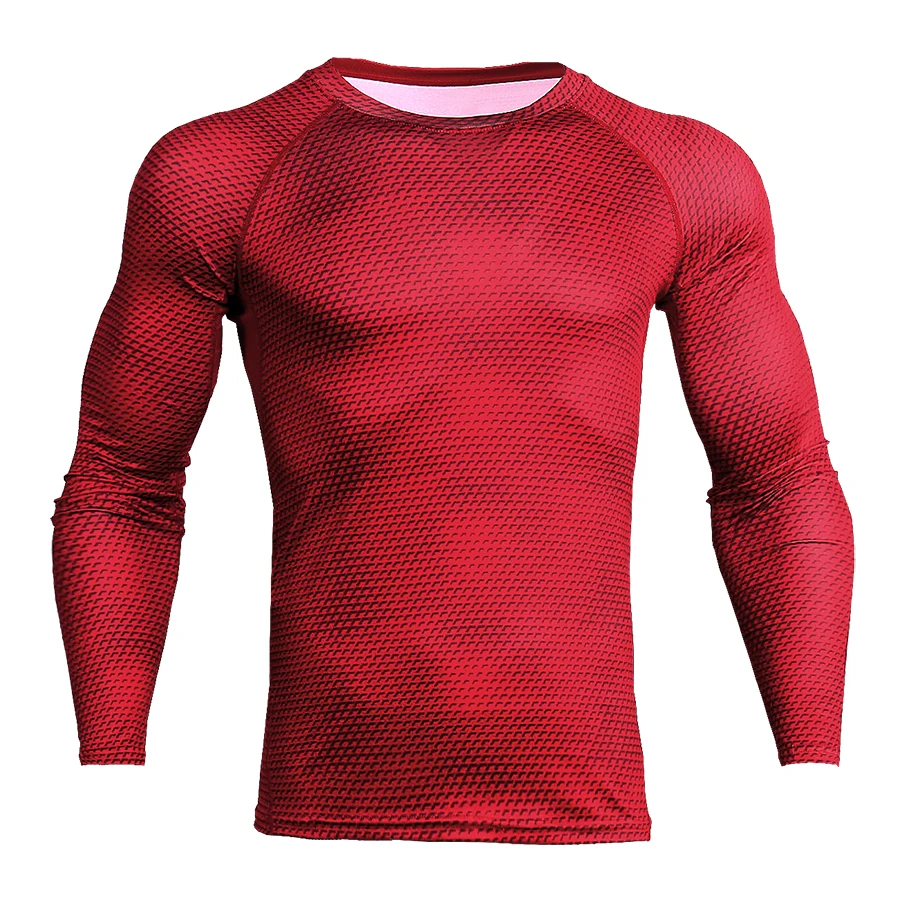Men Printed Slimming Workout Tight Vest