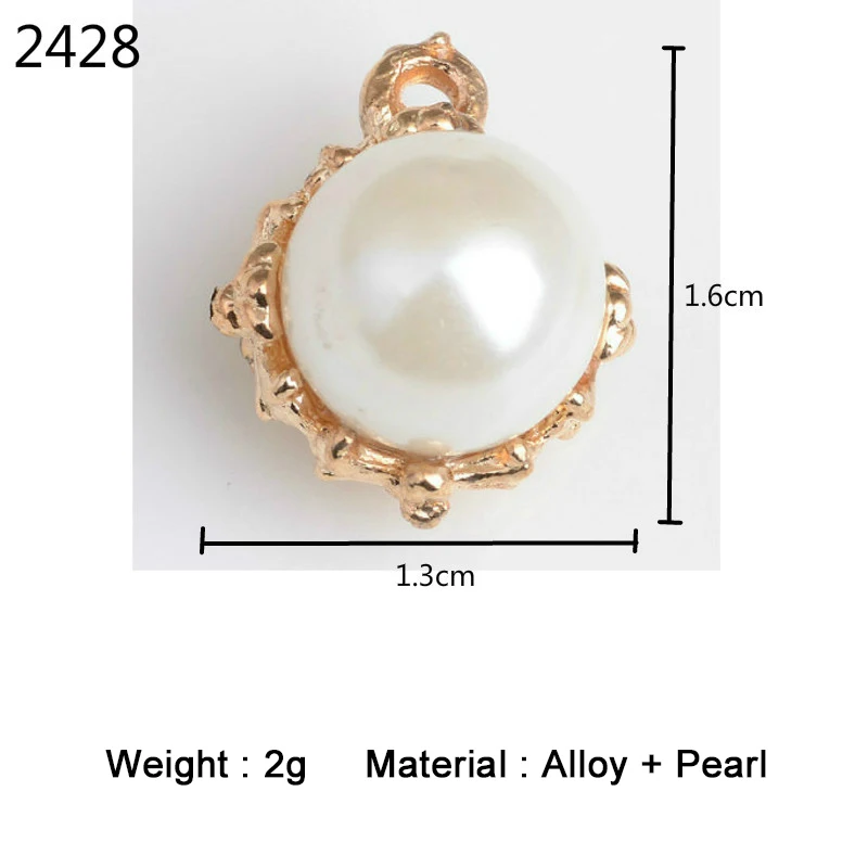 pearl charms (3)