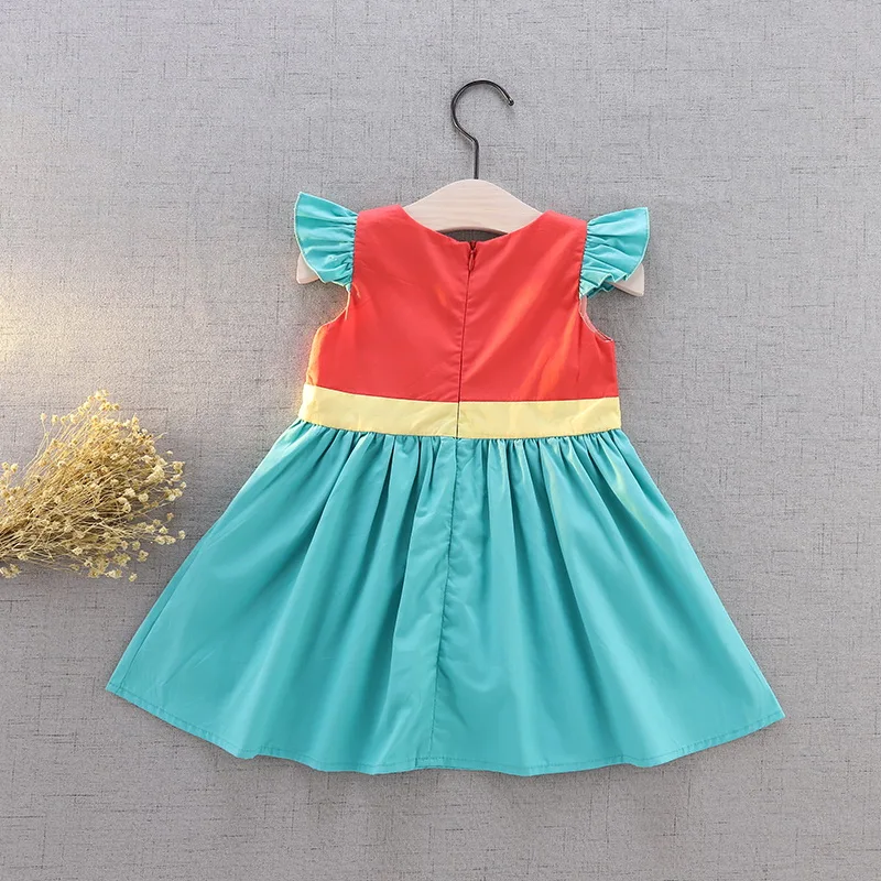 94-46-Cartoon Kids Princess Dresses for Girl