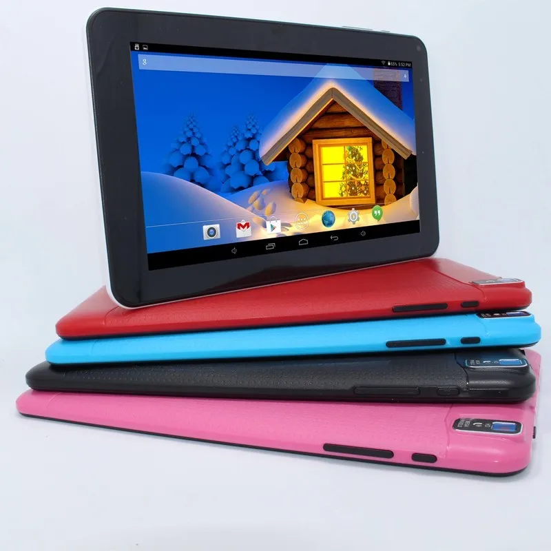 High performance Tablet pc 9'𧨳 Quad-Core colorful Android 4.4 512MB/8GB WIFI Bluetooth Supports 3D games with G-sensor |