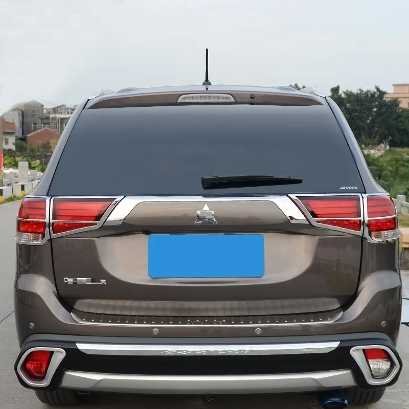 

automobile car styling accessories chromium 2016 taillights exterior parts mouldings modified FOR Mitsubishi Outlander