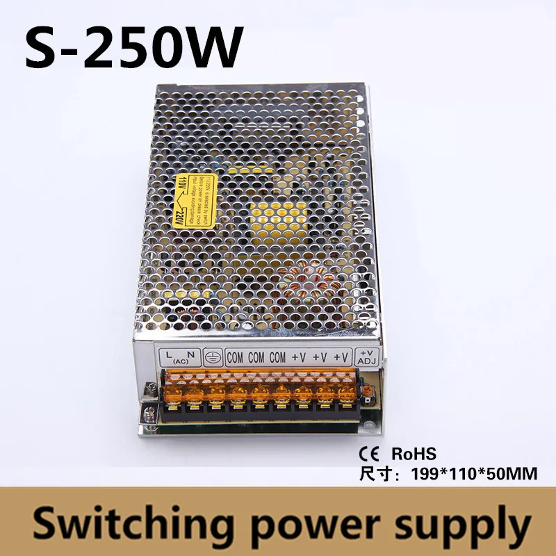 1PC  Meanwell S-250-36 MW switching power supply 36V 7A 250W one New 