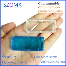 1 шт., 53*24*14 мм Лидер продаж usb флешка пластиковая коробка электронный корпус usb флэш-накопитель Корпус szomk Пластиковая распределительная коробка