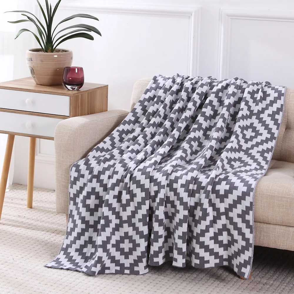 Супер мягкое одеяло для дивана/кровати/автомобиля портативное пледы детское одеяло s для взрослых диван кондиционер Вязание покрывало