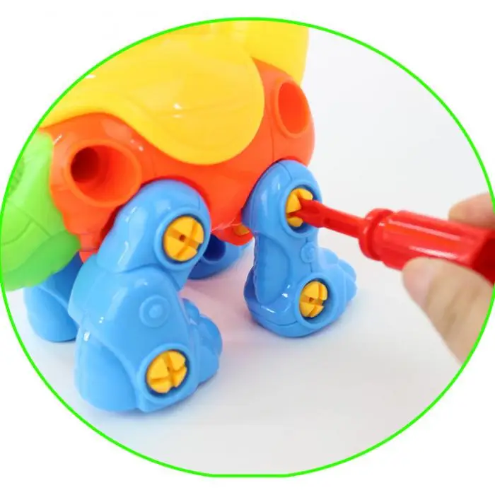 2018 новый динозавр игрушка сборки собрать разобрать DIY Развивающие подарок для детей