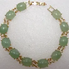 Редкий с зелёными камнями резной браслет 7," Armschmuck браслет из кварца широкие часы Крылья серебро-ювелирные изделия для женщин